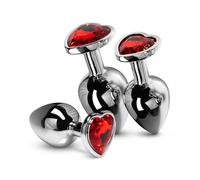Cristallo Buttplug Set - Argento