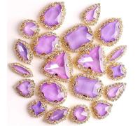 Cristallo con catena di strass da cucire per abito fai da te Trim