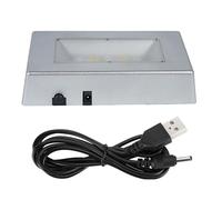 Cristallo di arte di vetro chiaro di rettangolo di base della luce variopinta per la decorazione dell'ufficio di casa durevole di