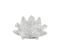 Cristallo di loto er Pietre Naturali Cristalli ers Collezione Decorativa Ornamenti Figurine per Festa di Nozze Bianco