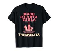 Cristallo di Quarzo Rosa, Regalo per Ragazze per Il Benessere di sé Maglietta