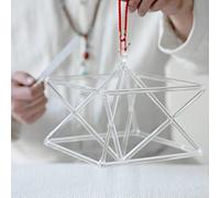 Cristallo Di Quarzo Trasparente A Piramide Cantata, For La Meditazione Curativa, Strumento Musicale Perfetto For La Guarigione Dei Chakra, Con Percussore Di Cristallo E Borsa For Il Trasporto (Size :