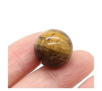 Cristallo naturale grezzo 16mm rotondo guarigione naturale cristallo sfera di trasferimento di quarzo pietra preziosa lucidata perline campione di energia gioielli fai da te casa) ( Color : Tiger Eye