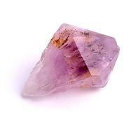 Cristallo naturale grezzo 1PC Quarzo di titanio viola trasparente naturale Pietre rutilate ruvide Pendenti a punta Cristalli grezzi fai-da-te Pietra for capelli Adatto for la casa decorazione della st