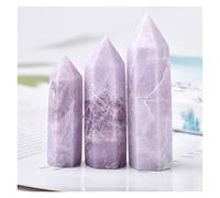 Cristallo naturale grezzo Ametista Pietra di Quarzo Naturale Pilastro di Energia Bacchetta di Obelisco Bacchetta di Roccia Oggettistica for la Casa Raccogli Souveni (Color : PeaChblossom Stone, Size :