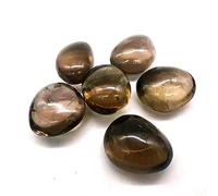 Cristallo naturale grezzo Home Cristallo naturale Quarzo Pietra di palma Pietra preziosa Reiki Intaglio Pietra grezza di cristallo LIUZIIHAYIN (Color : Smoky Quartz, Size : 150g-200g)