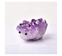 Cristallo naturale grezzo Naturale Ametista Riccio Figurine Cluster di Cristallo di Quarzo Ornamenti di Cristallo Magico Disponibili Decorazione Della Casa Regalo FAI DA TE Pietre di Quarzo ( Color :