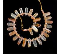 Cristallo naturale Grezzo Naturale Oro Ossidiana Cristallo Quarzo Filo Grobe Wies Perline Ciondolo for Collana Orecchini Spinello Pietra Luce Solare Pietra Naturale Collezioni di casa ( Color : Just H