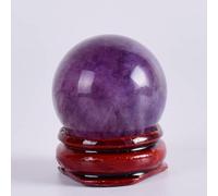 Cristallo naturale grezzo Sfera di fluorite naturale Sfera di quarzo e naturale 30mm Massaggio manuale Sfera di cristallo Accessorio for la casa Feng Shui (Color : 1 Piece)