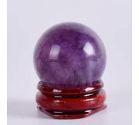 Cristallo naturale grezzo Sfera di fluorite naturale Sfera naturale e quarzo Massaggio manuale Sfera di cristallo Feng Shui Accessorio for la casa (Color : 30mm)