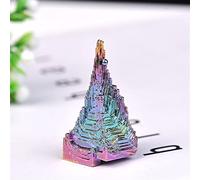 Cristallo Naturale Metallo Quarzo Piramide di bismuto Quarzo Pietra preziosa Pietra Studio vivente Collezione di cristalli grezzi e decorazioni for la casa roccia naturale Cristalli Reiki ( Color : Me