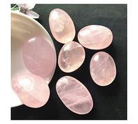 Cristallo naturale ruvido Quarzo rosa naturale Pietre di palma Pietre preziose for massaggi in cristallo Decorazione domestica (Color : 50-70mm, Size : One Size)
