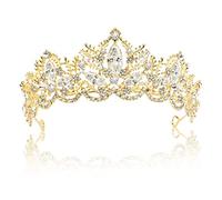 Cristallo Nozze Corona Donna Ragazze Strass Tiara Zirconi Diadema Principessa Regina Prom Accessori per capelli da sposa per la festa di compleanno Regali