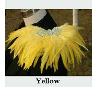 Cristallo Piuma Spallina Spilla Spalla Board Spalline Carnevale Stage Punk