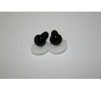 Cristallo Plastica Sicurezza Orsacchiotto Occhi Inc Rondelle Peluche Fare - Nero