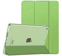 Cristallo posteriore traslucido Tri-Fold Flip Cover per Apple iPad Mini 1 & 2 con penna stilo e pellicola proteggi schermo in omaggio