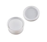 Cristallo Resina epossidica Jar Mold Storage Box Coperchio Silicone Per Gioielli Fare Candy Box Contenitore Casting Strumento Forma Cuore Stampo di Stoccaggio