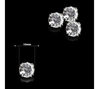 Cristallo Trasparente Strass Cucire Rotondo Vetro Artigianato Nozze Gioielli