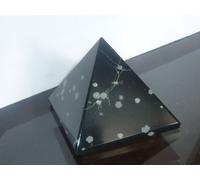 cristalloterapia PIRAMIDE OSSIDIANA FIOCCO DI NEVE cristallo FENG SHUI statua ki