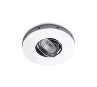CRISTALRECORD Anello da incasso a LED inclinabile HORUS CROMO CR 01-640-01-100