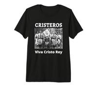 Cristeros Cristiada Viva Cristo Rey Maglietta Premium