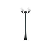 Cristher Medium Indura 8 - Lampione Medium Indura globo 2 Lampada E27 nero