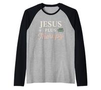 Cristiana Salute mentale Gesù Terapia Bibbia Confini Maglia con Maniche Raglan