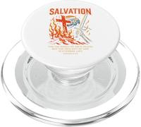 Cristiana Salvezza Croce Retro Romani 6:23 Versi Biblici Arte PopSockets PopGrip per MagSafe