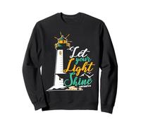 Cristianesimo Gesù Dio Faro - Lascia Che la Tua Luce risplenda Felpa