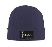 Cristianesimo Gesù Mi Ha Salvato La Vita Donna Uomo Cappello in Maglia Comodo Invernale Cappelli Traspirante Caldo Berretto per All'Aperto Arrampicata Corsa