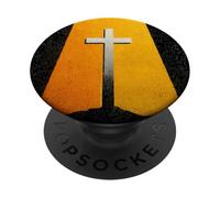 Cristianesimo Santa Croce - Cristiano religioso Gesù Cristo PopSockets PopGrip Adesivo