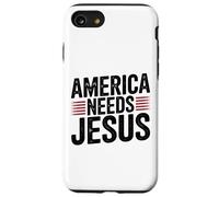 Cristiani Patriottici America Needs Jesus Custodia per iPhone SE (2020) / 7 / 8