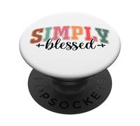 Cristiani semplicemente benedetti uomini e donne cristiani PopSockets PopGrip Adesivo