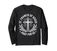 Cristiano devozionale cattolico di San Francesco d'Assisi Maglia a Manica