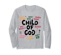 Cristiano Figlio di Dio Guerriero Fede Maglia a Manica