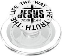 Cristiano Gesù Cristo Giovanni 14:6 - La via della verità PopSockets PopGrip per MagSafe