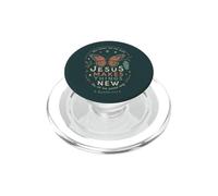 Cristiano Gesù Farfalla Rende Cose Nuove Versi Bibbia PopSockets PopGrip per MagSafe