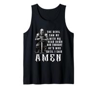 Cristiano Guerriero Cavaliere Templare Armatura di Dio Canotta