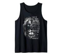 Cristiano Posso Fare Tutte Le Cose Attraverso Cristo Leone Fede Canotta