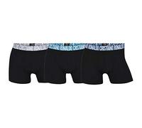 Cristiano Ronaldo CR7 Cr7 Cotton Fashion Trunks Three Pack Bermuda, Nero, S Uomo