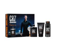Cristiano Ronaldo CR7 Game On Set Regalo - Colonia Sportiva e Audace per Uomini con Note Legno - Spray Corpo e Gel Doccia - 3 pz