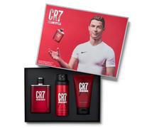 Cristiano Ronaldo Cr7 - Set regalo da 3 pezzi, Eau De Toilette, 100 ml, gel doccia, 150 ml, spray per il corpo, 150 ml