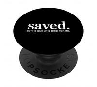 Cristiano Salvato Da Colui Che È Morto Per Me PopSockets PopGrip Adesivo