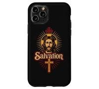 Cristiano Salvezza Gesù Cristo Croce Fede Design Custodia per iPhone 11 Pro