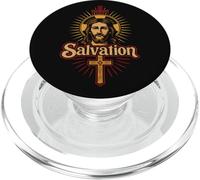 Cristiano Salvezza Gesù Cristo Croce Fede Design PopSockets PopGrip per MagSafe