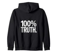 Cristiano verità Assoluta 100% Truth Felpa con Cappuccio