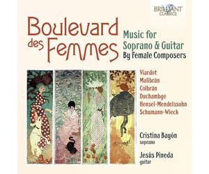Cristina Bayón Boulevard Des Femmes: Music for Soprano & Guitar By Female C (CD)