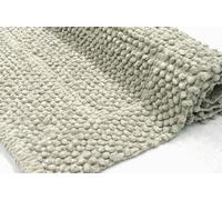 Cristina Carpets POP Tappeto Cotone. Lavabile. per Bagno e Cucina (Grey. 60x100cm)