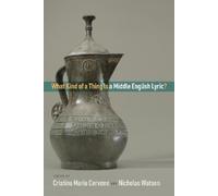 Cristina Maria Ce What Kind of a Thing Is a Middle English L (Copertina rigida)