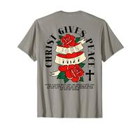 Cristo dà Speranza - Versetto biblico - Credere in Gesù Indietro Maglietta